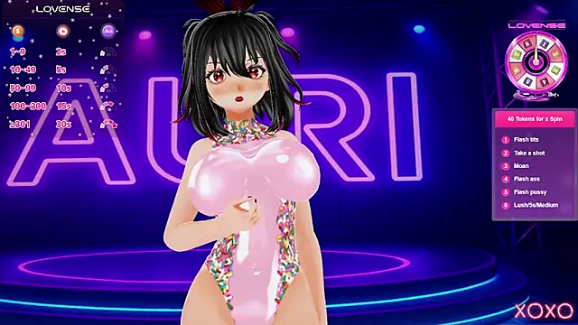 Auri Hikaru online show from November 4, 2025, 1:15 pm