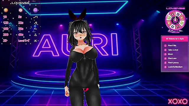 Auri Hikaru online show from October 23, 2025, 11:42 am