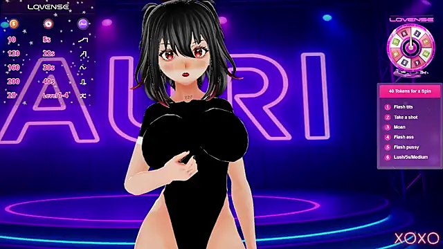 Auri Hikaru online show from November 10, 2025, 4:34 pm