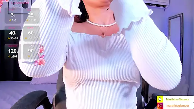 Snapshot of Marthina chatting on January 6, 2026, 7:07 pm Marthina online show from January 6, 2026, 7:07 pm