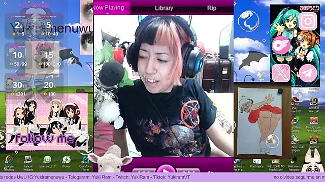 YukiRam online show from December 19, 2025, 2:37 am