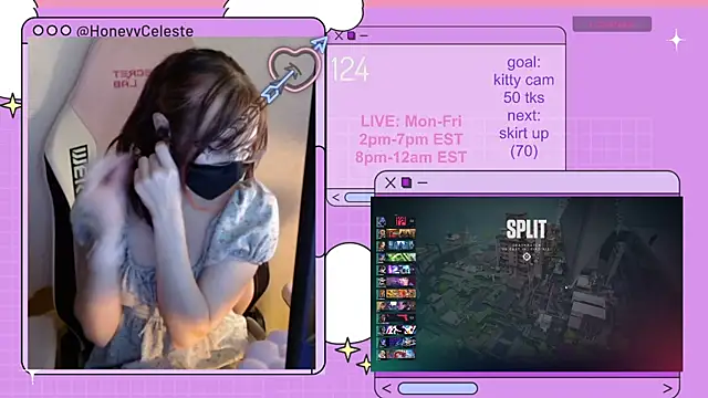 Snapshot of HoneyyCeleste chatting on July 27, 2026, 6:26 pm HoneyyCeleste online show from July 27, 2026, 6:26 pm