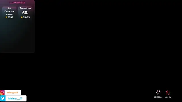 Melany  08 online show from November 10, 2025, 1:05 pm