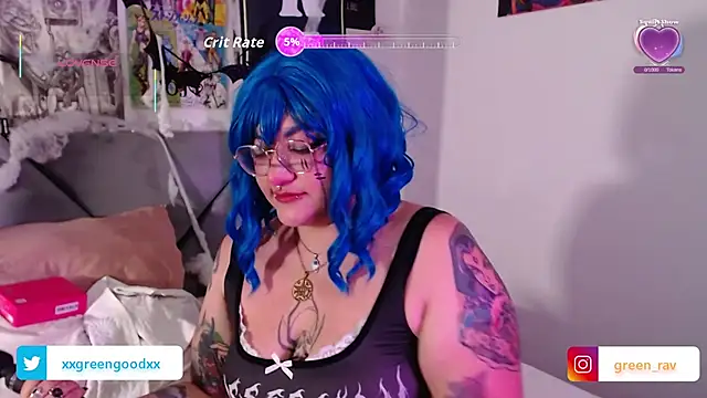 Snapshot of XxGreenGoodxX chatting on October 26, 2025, 9:59 pm XxGreenGoodxX online show from October 26, 2025, 9:59 pm