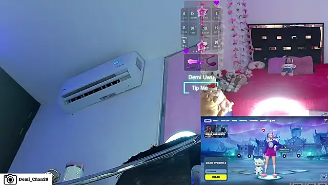 demi chan online show from March 27, 2026, 9:54 am