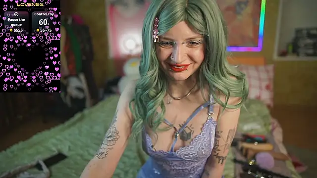 Dia Angel online show from February 25, 2026, 7:25 pm