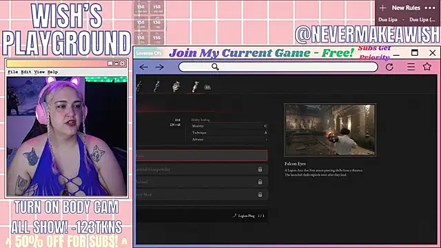 nevermakeawish online show from April 10, 2026, 5:47 am