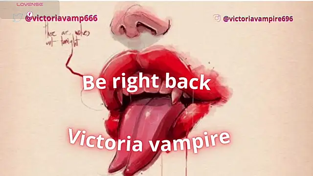 Victoriavampire666 online show from June 15, 2026, 5:07 am