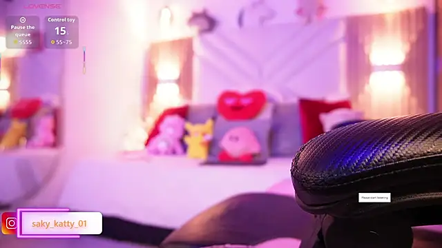 Kat Saky online show from February 19, 2026, 11:34 pm