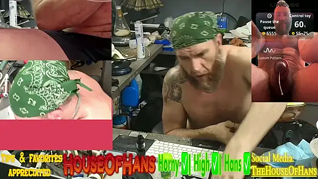 HouseOfHans online show from March 25, 2026, 5:40 am