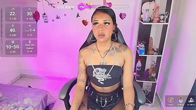 NYXHELLSQUEEN online show from March 20, 2026, 8:54 pm