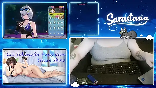 Snapshot of Sarastasia417 chatting on June 24, 2026, 7:55 pm Sarastasia417 online show from June 24, 2026, 7:55 pm