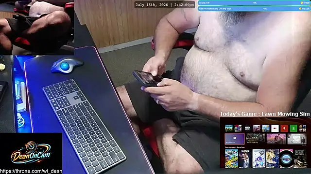 Snapshot of DeanonCam chatting on July 15, 2026, 7:43 pm DeanonCam online show from July 15, 2026, 7:43 pm