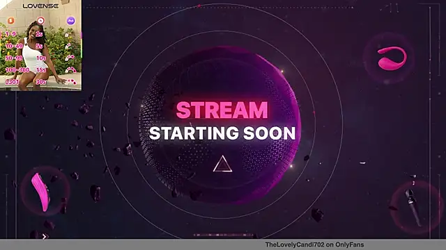 TheLovelyCandi online show from March 27, 2026, 1:25 am