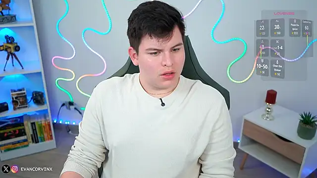 Snapshot of EvanCorvinx chatting on March 2, 2026, 9:55 pm EvanCorvinx online show from March 2, 2026, 9:55 pm