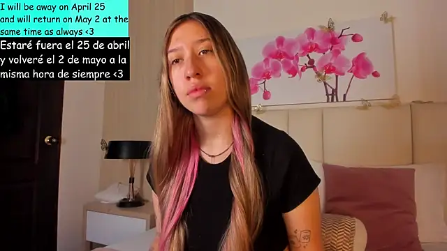 AmberVegaa online show from April 16, 2026, 1:45 pm