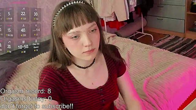 RileyNymph online show from March 24, 2026, 3:17 am