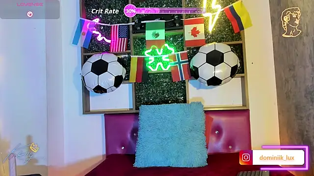 Dominik lux online show from July 9, 2026, 3:29 am