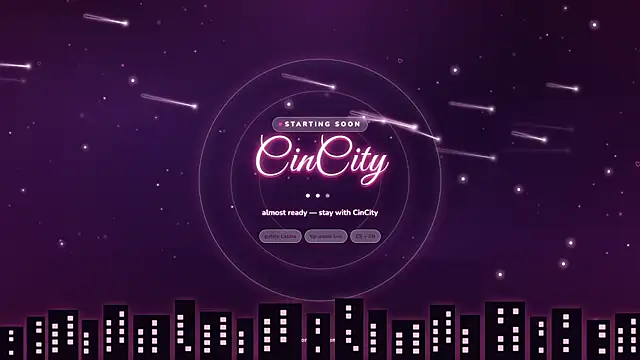 Snapshot of CiinCitty chatting on July 31, 2026, 7:52 am CiinCitty online show from July 31, 2026, 7:52 am
