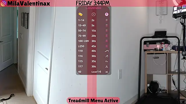 MilaValentina online show from November 14, 2025, 8:45 pm