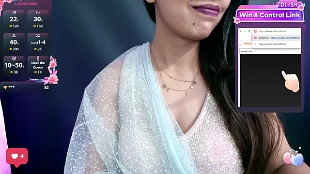 Snapshot of DesiZoya chatting on January 6, 2026, 1:53 am DesiZoya online show from January 6, 2026, 1:53 am