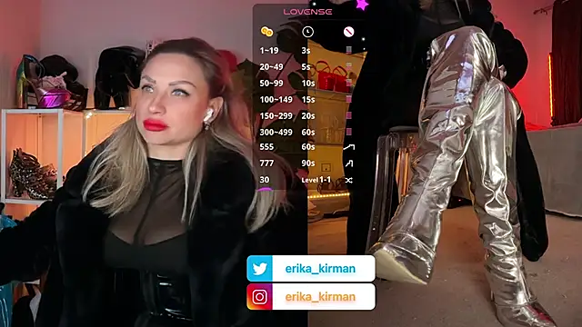 Erika Kirman online show from January 15, 2026, 2:09 pm