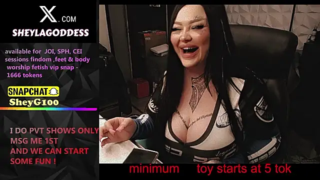 Snapshot of sheylagoddess11 chatting on March 26, 2026, 6:00 am sheylagoddess11 online show from March 26, 2026, 6:00 am