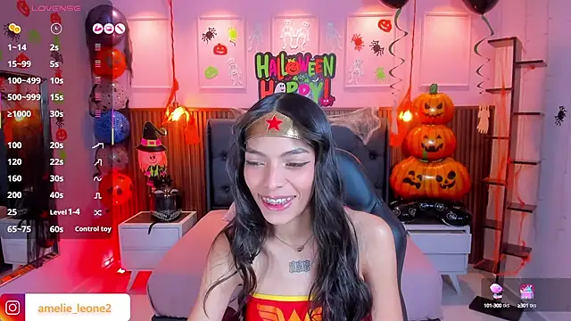 Snapshot of AMELIELEONE chatting on October 15, 2025, 12:24 pm AMELIELEONE online show from October 15, 2025, 12:24 pm