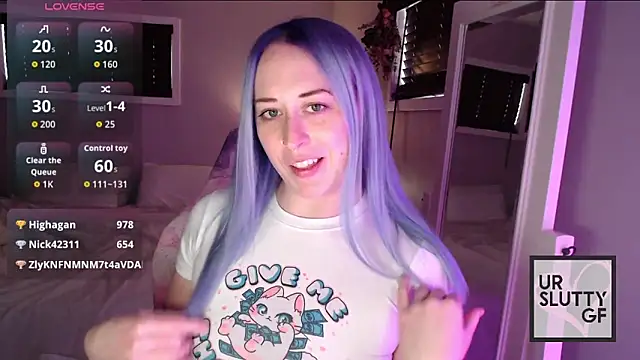 Snapshot of ursluttygf chatting on February 20, 2026, 6:54 pm ursluttygf online show from February 20, 2026, 6:54 pm