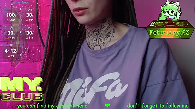 Witch Emma online show from February 23, 2026, 4:18 pm