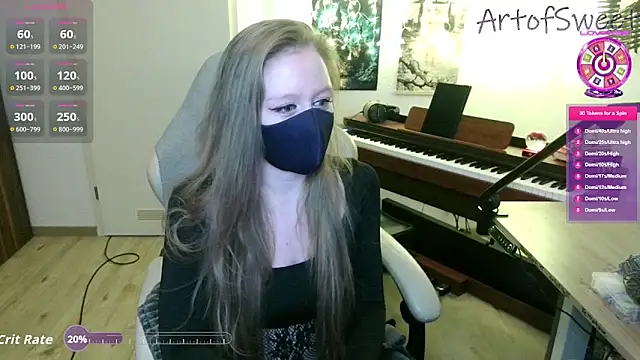 ArtofSweet online show from February 14, 2026, 8:09 pm