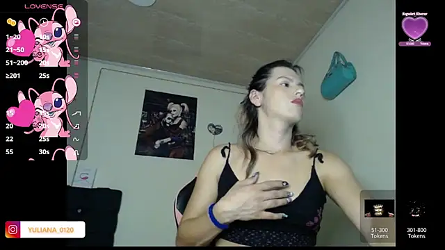 yuliana 19 online show from November 21, 2025, 9:14 pm