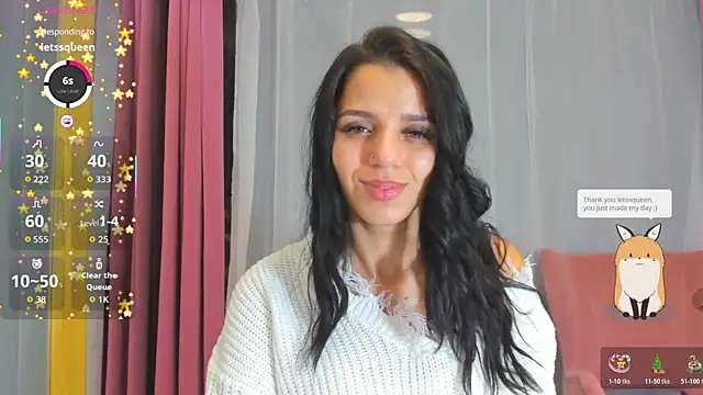 Snapshot of Sarabecker chatting on December 14, 2025, 6:19 am Sarabecker online show from December 14, 2025, 6:19 am