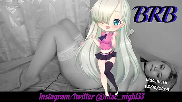 Snapshot of lilac_night33 chatting on October 3, 2025, 12:17 pm lilac night33 online show from October 3, 2025, 12:17 pm