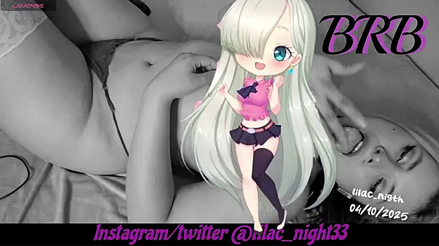 Snapshot of lilac_night33 chatting on October 4, 2025, 7:26 pm lilac night33 online show from October 4, 2025, 7:26 pm