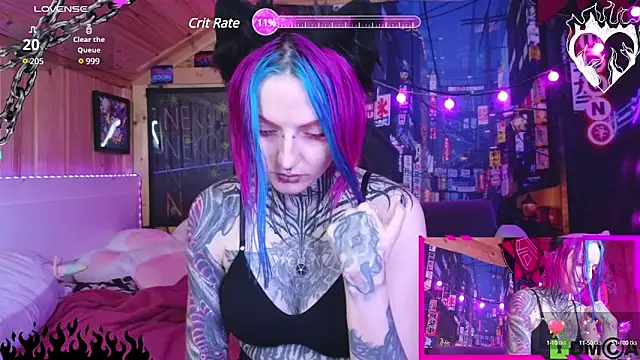 Snapshot of NekoCyber chatting on February 22, 2025, 5:23 am NekoCyber online show from February 22, 2025, 5:23 am