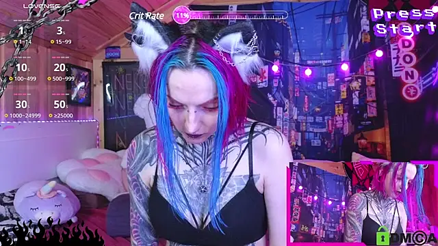 Snapshot of NekoCyber chatting on March 14, 2025, 5:16 am NekoCyber online show from March 14, 2025, 5:16 am