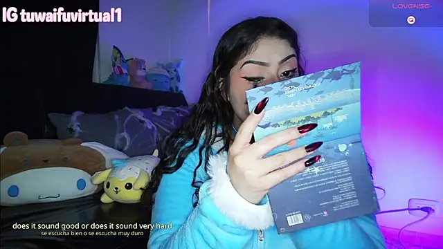 Snapshot of TuWaifuVirtual1 chatting on October 24, 2025, 12:53 am TuWaifuVirtual1 online show from October 24, 2025, 12:53 am