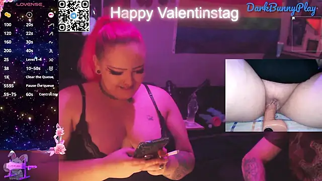 DarkBunnyPlay online show from February 14, 2026, 8:20 pm